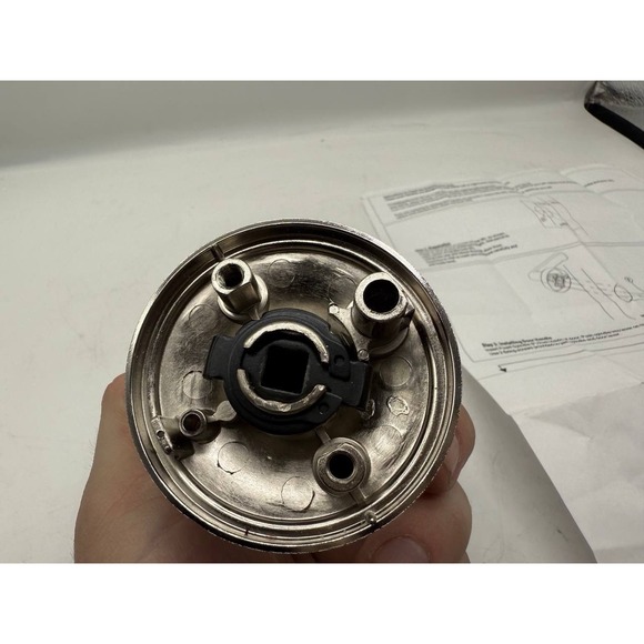 Crystal Style Door Knob, Privacy Door Knobs for Bedroom and Bathroom A8 - Picture 3 of 9